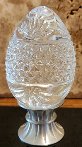 Hand cut lead - crystal, etched