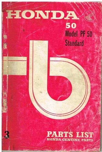 Honda model pf50 original 1972 - honda,