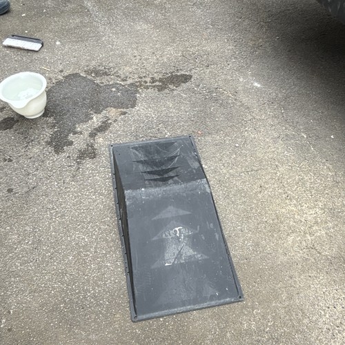 Black skateboarding ramp wedge - black,