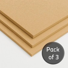 4mm MDF board  - 3 Pack -