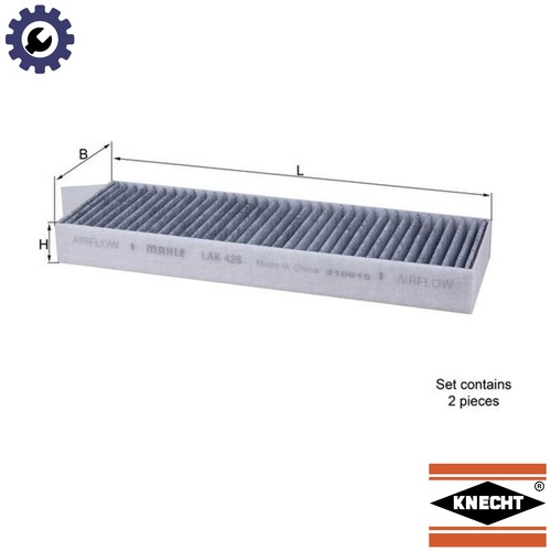 Filter cabin air lak - filter,