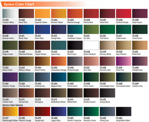 Vallejo xpress color - color, paints