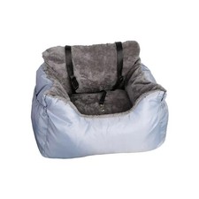 Dog Car Seat - Plush Cosy Pet Car Booster Seat for Small Dogs and Cats + Storage