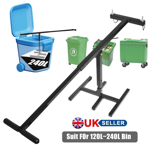 Steel manual wheelie bin - steel,