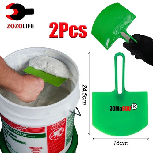 2pcs curved plastic putty - curved,