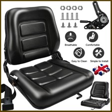 Waterproof Universal Tractor Seat Adjustable Forklift Digger Mower Dumper Seat