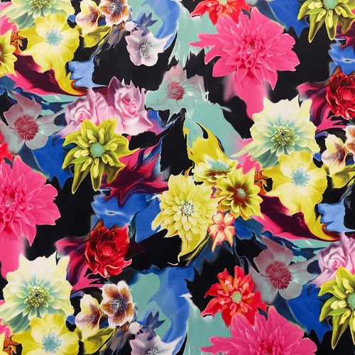 Colour floral jersey - floral,
