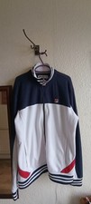 Vintage Fila White Line Track