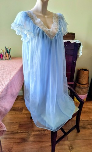 Vtg babydoll nightgown 60s - vtg,