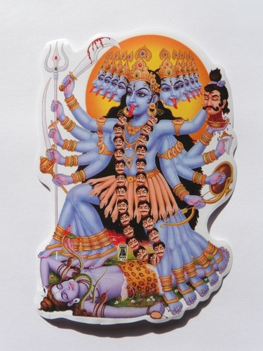 Window hindu sticker goddess - sticker,