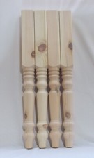 RUSTIC Solid Pine Table Legs x 4 Washstand/ Writing Desk/ Farmhouse 69*69*736mm