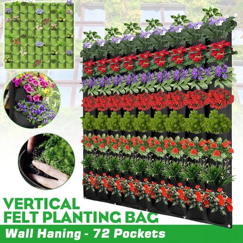 Pocket planting bag wall - 2~72,
