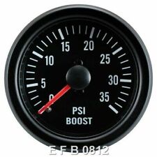 52mm Black Face 35 Psi Turbo Diesel Boost Gauge – Mechanical - Tdi - Td - Dt
