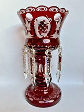 Vintage Victorian Ruby Red