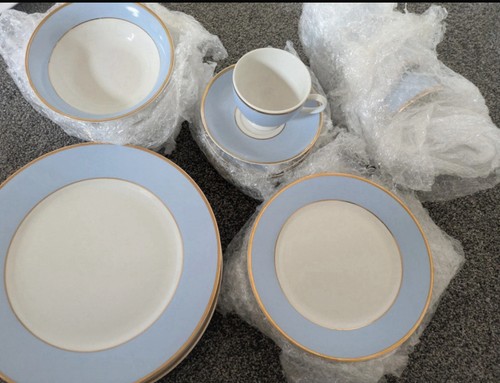 Doulton blue and white - , dinner