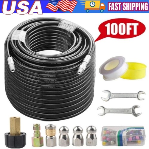 100ft sewer jetter - 100ft, kit