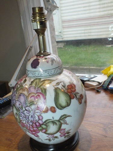Vintage ceramic ginger jar - vintage,