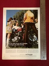 Triumph Motorcycles 1969 Print