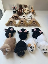 Pound Puppies 17 mini plush Puppies , Kittens, Horses, bear 90s Galoob 1997