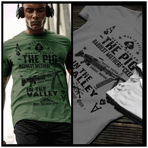Machine gunner shirt - machine,
