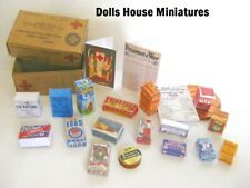 WW 2 ACCESSORIES  RED CROSS PARCEL DOLLSHOUSE MINIATURE