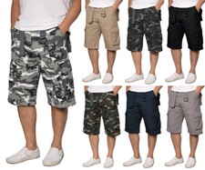 Men's Belted Cargo Shorts