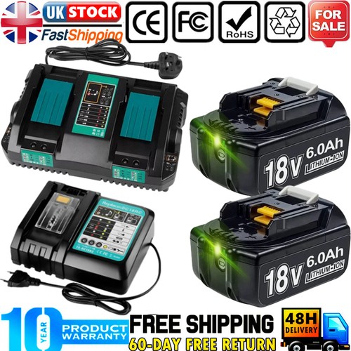 0ah for makita - 6.0ah, 18v