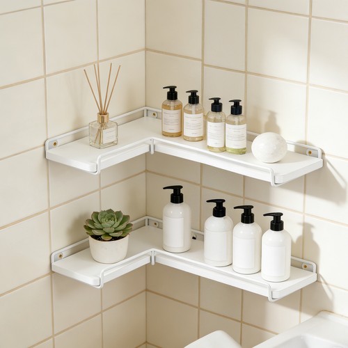 Shaped wall corner - l, shelf