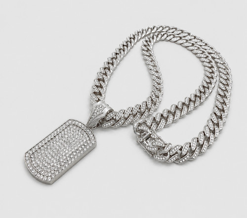 Dog tag pendant - tag,