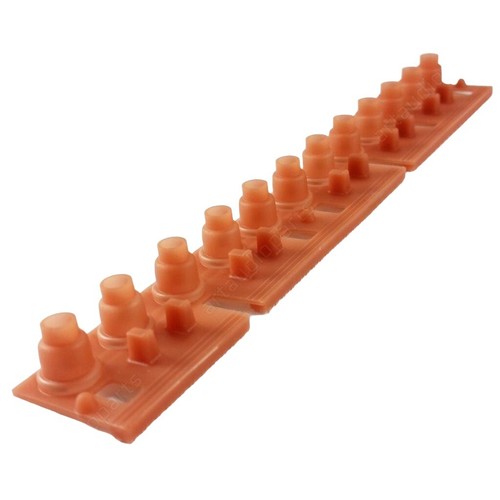 Rubber contact keys - keys, for