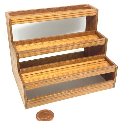 Dolls house teak colour wood - dolls,