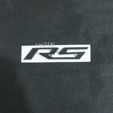 1x Silver Black Chrome RS