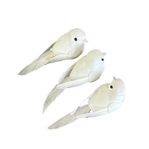 6pcs with clips dove - clips,