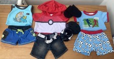 Build A Bear, Boys Outfits x 3 plus Football Boots. 