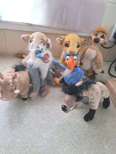 Vintage lion king plush set - lion,