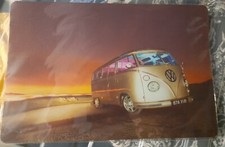 VW Campervan New Mouse Mat Table Setting Mat A4 Size Orange Black x 1 Volkswagon