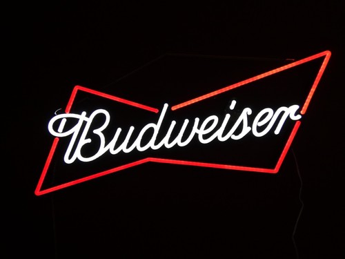 Large 30cm budweiser neon - large, 80