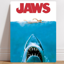 Jaws Movie Poster Aluminium