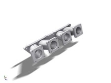 Peugeot 106 XSI & Saxo VTR Inlet Manifold to suit Jenvey SF Throttle Bodies