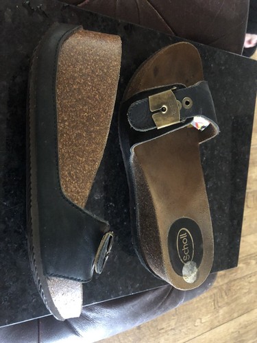 Size black leather - 5, 38
