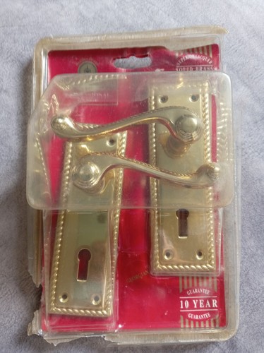 Set solid brass georgian - of,