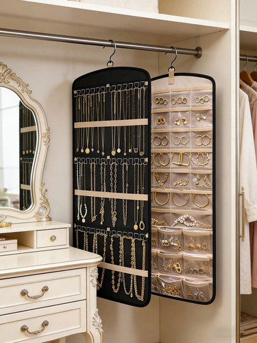 Hanging jewelry organizer - hanging,