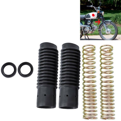 Front fork rubber boots spring - fork,