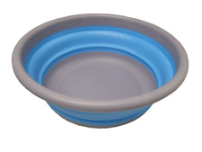 COLLAPSIBLE LARGE ROUND WASHING UP BOWL camping caravan motorhome boat folding