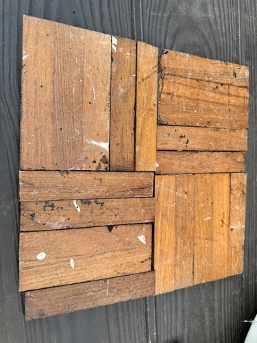 Oak parquet flooring reclaimed - oak,
