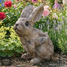 Wood Effect Bunny Rabbit Hare