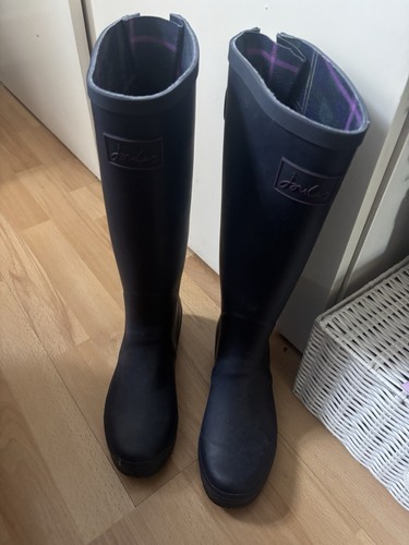 Joules navy blue wellington - joules,