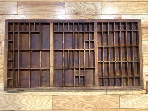 Antique large wood - wood, printer