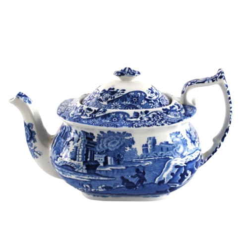 Spode italian teapot and - italian,