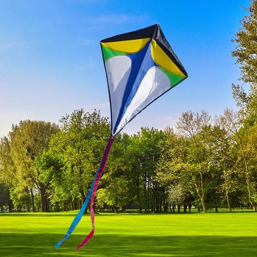 Diamond kite long - long, tail